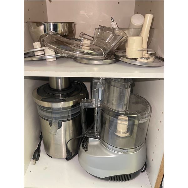 Breville BJE510XL Juice Fountain Multi-Speed  Juicer For Various Fruits & Vegetables & Cuisinart Pre