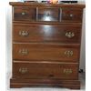 Image 1 : Vintage Solid Wood Dresser  Tallboy Four Drawers  28" x 20" x 48' tall