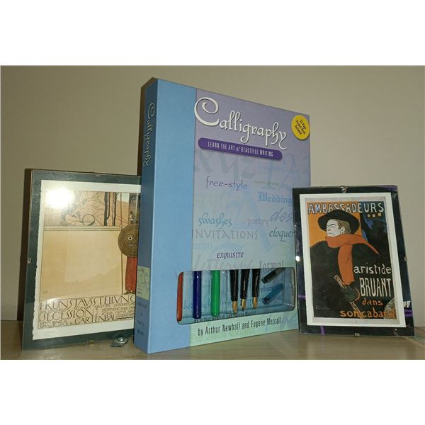 Calligraphy  Pen Set Plus Greeting & Thank you Cards