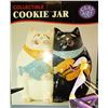 Image 2 : Collectible Cat Cookie Jar Brand New in Box w/Fondue Pot Assortment Of Cookie Jars , Mini Bench & Mu