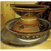 Image 2 : Beautiful Pottery Items w/unique Design Along With Modern Serving Plates & More