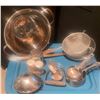 Image 7 : Beautiful Pots & Pans Very Large Some Small, Strainers Measuring Cups & More