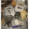 Image 7 : Collection Of Baking & Kitchen Items To Cook And Bake  Rolling Pin, Measure Cups, Cannisters, Pyrex