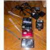 Image 1 : Four Vintage Cameras W/ Chargers for Three  Canon, Nikon +Cords