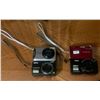 Image 2 : Four Vintage Cameras W/ Chargers for Three  Canon, Nikon +Cords