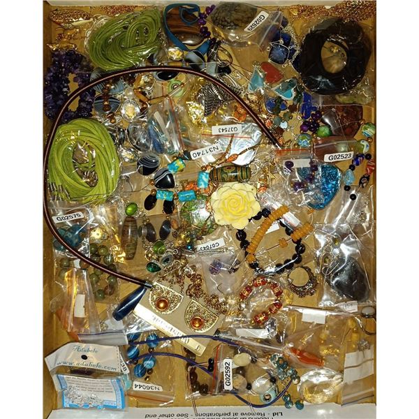 Large Assortment of Fine Jewelry & Costume Jewelry Pieces  Neck Laces, Braceletts,