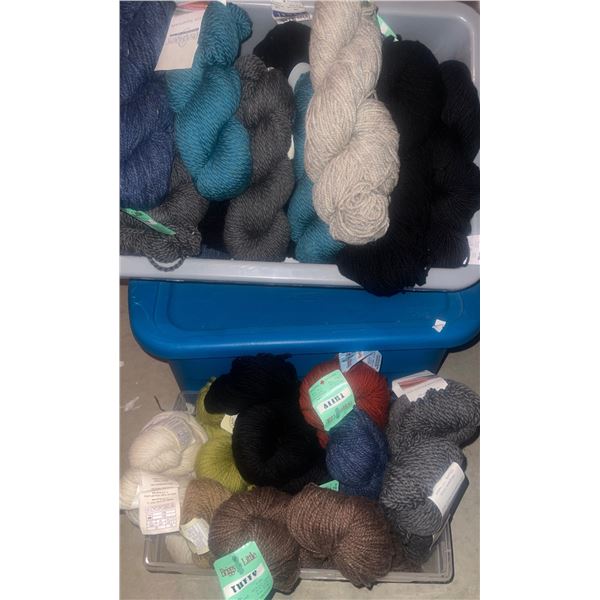 Assortment of Yarn, Wool & Other Needle Crafts ++Bonus Crafting Supplies