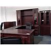 Image 1 : Mahogany Traditional Executive U-Shaped Suite