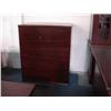 Image 1 : Mahogany 3 Drawer Filing Cabinet