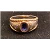 Image 1 : 14K LADIES RING SET WITH IOLITE AND DIAMONDS (5.4G)