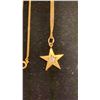 Image 2 : 14K CHAIN (20") WITH 14K PENDANT SET WITH DIAMOND (0.22CT, 4.6G)