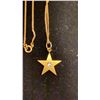 Image 3 : 14K CHAIN (20") WITH 14K PENDANT SET WITH DIAMOND (0.22CT, 4.6G)