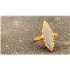 Image 1 : 10K LADIES RING SET WITH BLACK STONE (2.8G)