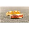 Image 1 : 10K LADIES RING SET WITH GARNETS AND CITRINES (2.9G)