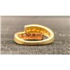 Image 3 : 10K LADIES RING SET WITH GARNETS AND CITRINES (2.9G)