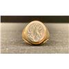 Image 1 : 10K MENS SIGNET RING (4.7G)