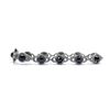 Image 3 : BLACK AND WHITE DIAMOND BRACELET BY GRAHAM BROTHERS JEWELERS