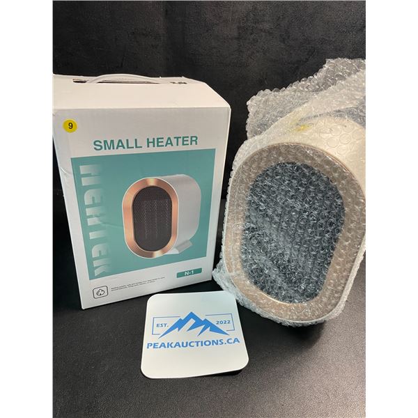 1 Small Indoor Portable Space Heater - 1200W - New