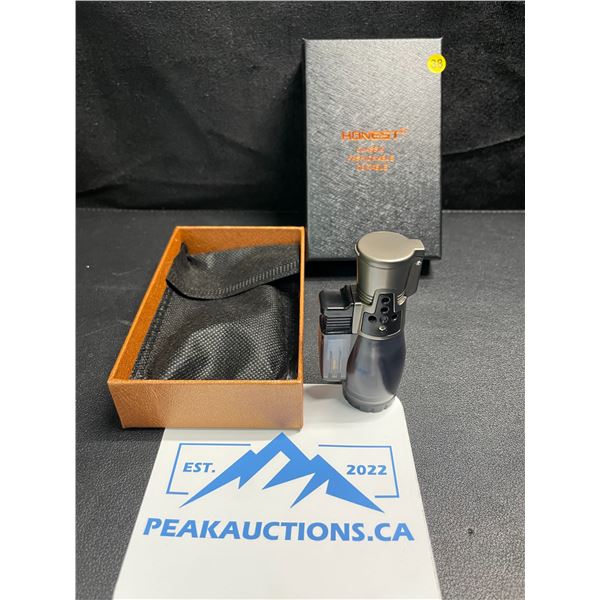 1 Torch Lighter/Triple Jet Flame Refillable Butane Lighter - New