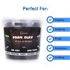 Image 4 : 2 Tubs of Calpalmy Form Clay; Moldable Cosplay Foam Clay (Black) - 300G Each - New