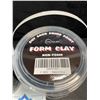 Image 3 : 2 Tubs of Calpalmy Form Clay; Moldable Cosplay Foam Clay (Black) - 300G Each - New