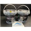 Image 2 : 2 Tubs of Calpalmy Form Clay; Moldable Cosplay Foam Clay (Black) - 300G Each - New