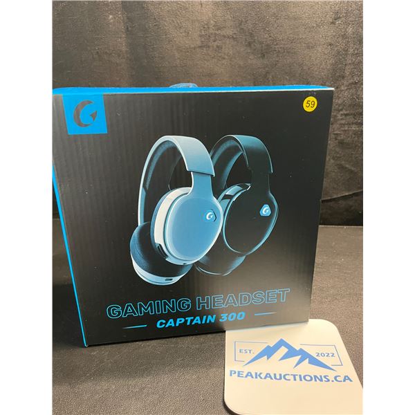 1 Captain 300 Gaming Headset for PC/Switch/Mobile/PlayStation/Xbox - Black - New