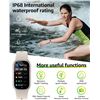 Image 6 : 1 Smart Watch/Fitness Activity Tracker w/ 1.47" HD Touch Display - Waterproof Design - New