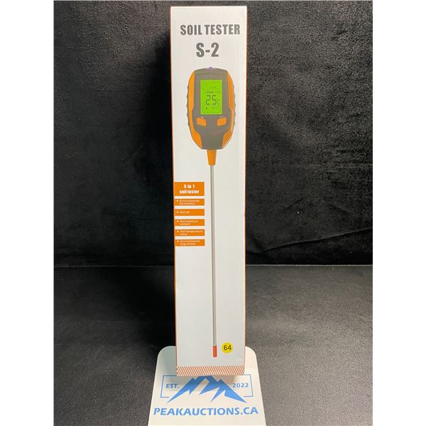 1 Soil pH Tester; 5-in-1 Soil Tester Device - New