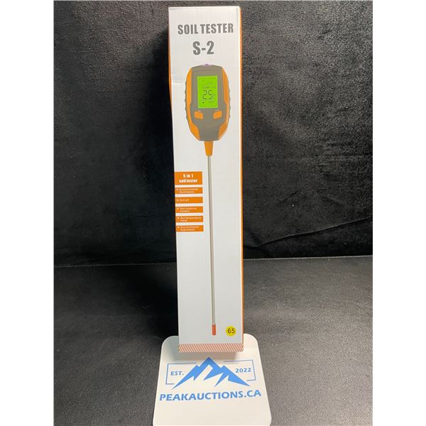 1 Soil pH Tester; 5-in-1 Soil Tester Device - New