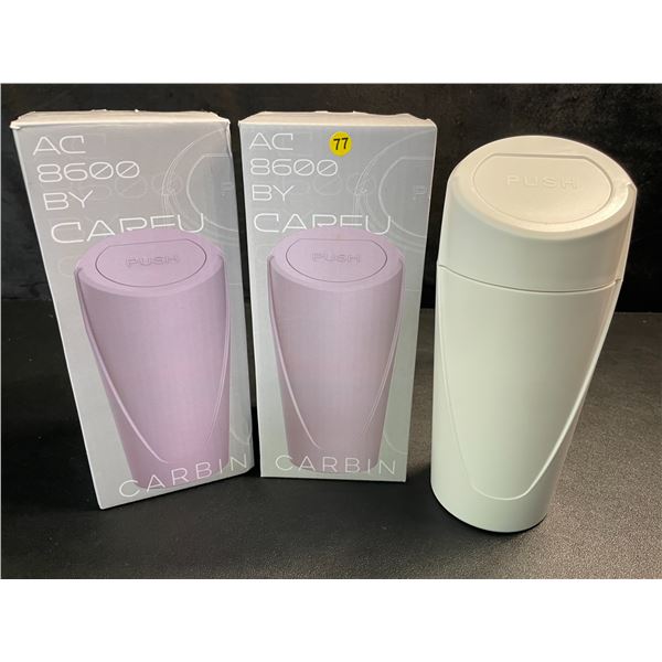 2 Carbin Portable Mini Car Trash Cans - New