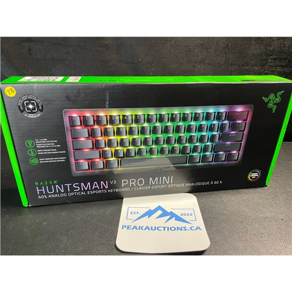 Razer Huntsman V3 Pro Mini 60% Analog Optical Esports Keyboard - Brand New!