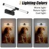 Image 2 : 1 LED Battery Operated Picture Light for Walls - 15.75 Inches - Rechargeable/Remote Control - New!