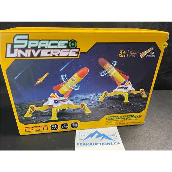 1 DIY Space Universe Sky Rocket Shooting Toy Set - New