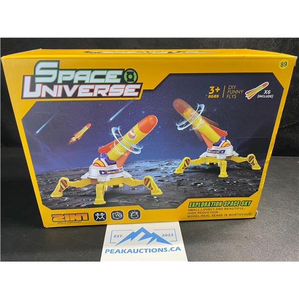 1 DIY Space Universe Sky Rocket Shooting Toy Set - New