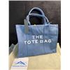 Image 1 : 1 Canvas 'The Tote Bag' Handbag Travel Bag/Purse - Blue - 12.6" x 10.2" x 5.9" Size - Brand New