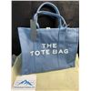 Image 1 : 1 Canvas 'The Tote Bag' Handbag Travel Bag/Purse - Blue - 12.6" x 10.2" x 5.9" Size - Brand New