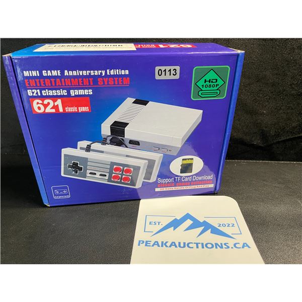 1 Mini-Game Anniversary Entertainment Gaming System - 621 Retro/Classic Games Built-In! - New