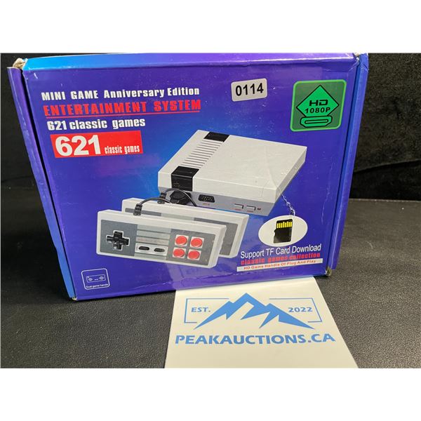 1 Mini-Game Anniversary Entertainment Gaming System - 621 Retro/Classic Games Built-In! - New