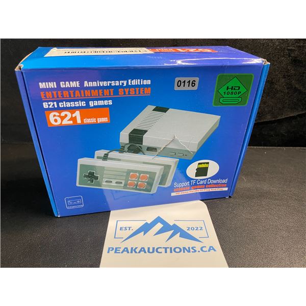 1 Mini-Game Anniversary Entertainment Gaming System - 621 Retro/Classic Games Built-In! - New