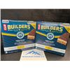 Image 1 : 2 Boxes of CLIF Builders Protein Bars - Chocolate Chip Cookie Dough (6 x 68G Bars Each) - New