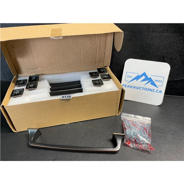 10-Pack of Cabinet Door Pull Handles - 6.3-Inch Size - Oil Rubbed Bronze - New