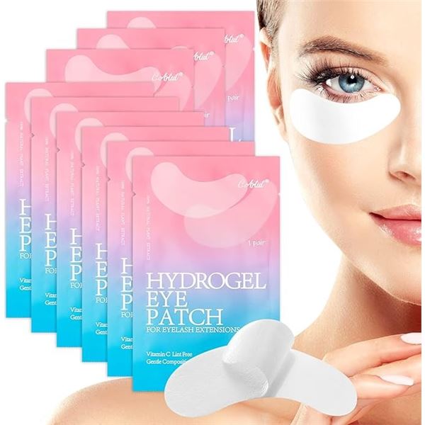 2 Multi-Packs of Hydrogel Under Eye Gel Patches for Eyelash Extensions - 110 Pairs Per Pack - New