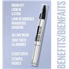 Image 4 : 4 Maybelline New York Tattoo Studio Brow Lift Sticks - Clear - 1.1g - New
