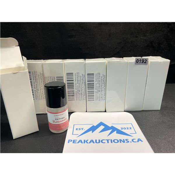 8 Louinstic Salon Gel Polish Removers - Removes Gel Polish in Minutes; 15ml - New