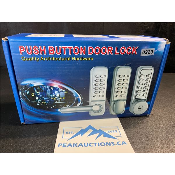 1 Mechanical/Push Button Password Door Lock - Brand New