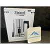 Image 1 : 1 Zeppoli Stainless Steel Electric Milk Frother/Warmer with Dual Density - Brand New!