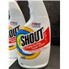 Image 2 : 3 SHOUT Triple-Action Laundry Stain Remover Sprays - 650ml Each - New