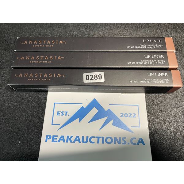 3 Anastasia Beverly Hills Lip Liners - Hazelnut Shade - New