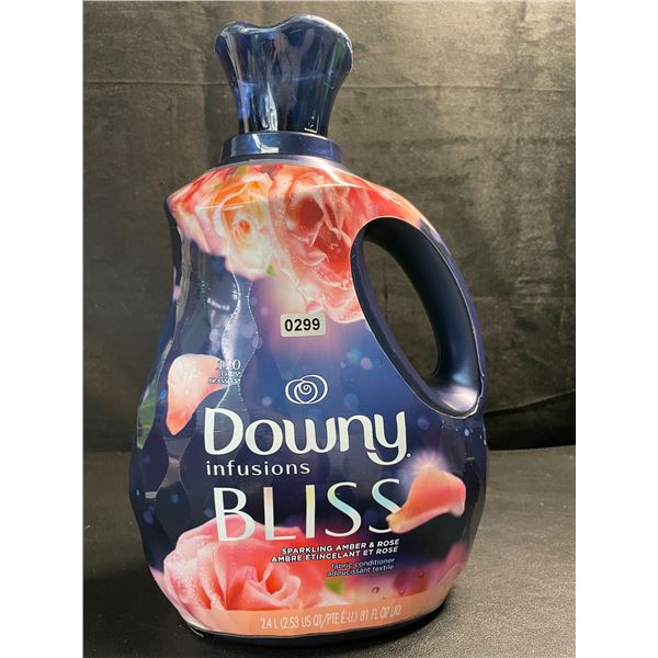 1 Jug of Downy Infusions Bliss Sparkling Amber & Rose Fabric Conditioner - 2.4L - New